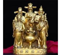 MESOVFCA Figura de Buda de Cobre Puro, Dios de la Riqueza, Feng Shui Chino, Estatua de Bronce, decoración para el hogar y la Oficina, de Lucky Household.