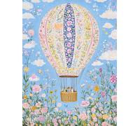 Mesribandy Kit Pintura de Diamante 5D Globo aerostático Bricolaje Pintura artística con diamantes, Cristal Artes Cuadros para Decoración del Hogar 50x70 cm