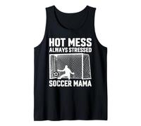 Mess Always Stressed Soccer Mama - Camiseta de portero de fútbol Camiseta sin Mangas
