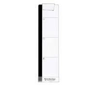 Message Board Holder - Computer Monitor Side Note Holder, Removable Acrylic Memo Panel for Screen Edge, Convenient Sticky Note Organizer for Office Desk, School, Dorm Room, Study, Home Working Setup