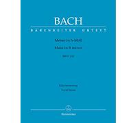 Messe in h-Moll BWV 232: Klavierauszug nach dem Urtext der Neuen Bach-Ausgabe - Revidierte Edition - 9790006539413