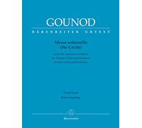 Messe solennelle (Ste Cécile) für Soli, Chor und Orchester. Klavierauszug vokal, Urtextausgabe. BÄRENREITER URTEXT
