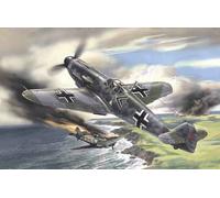 Messerschmitt Bf 109f-2, WWII German Fighter 1:48 Plástico Modelo Kit Icm