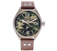 Messerschmitt Reloj de Hombre para Aviador Vintage Camouflage-Muster ME-43ARMY