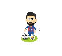 (Messi) Futbolista Estrella Mini Bloque de Construcción Diy Ladrillo Niños Rompecabezas Regalo Juguete