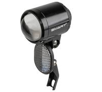 Messingschlager, Smart Faros Delanteros para Bicicleta eléctrica Elite 100 para Adultos, Color Negro, Talla única