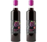 Messino Crema Balsámica Griega 2x500ml (1L) - Sin Azúcar, Vegana | Glaseado balsámico griego agridulce intenso, con vinagre envejecido y mosto de uva - sin azúcar añadido, vegano