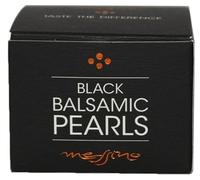 Messino Perlas de Balsámico - Esferas Gourmet de Vinagre Balsámico Griego - Innovación Culinaria Mediterránea para Canapés, Ensaladas, Carnes y Pescados - 50 ml