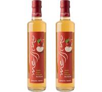 Messino Vinagre de Sidra de Manzana 2x500ml (1L) - Fermentado Natural | Vinagre de manzana griego fermentado de forma natural - versátil para marinados, aliños, vinagretas y cocina