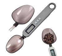 Messlöffelwaage für Lebensmittel - knopfzellenbetriebener, hochpräziser elektronischer Messlöffel, verstellbarer Löffel mit austauschbaren Köpfen für Milchpulver, Mehl, Tiernahrung | zum Backen in der