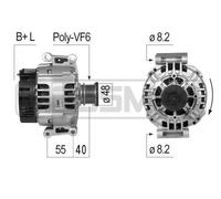 Messmer Alternador Generador 115A 14V Para Mercedes-Benz Sprinter 4-T Autobús