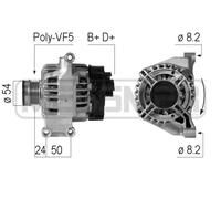 Messmer Alternador Generador 120A 14V Para Fiat 500 0.9 1.4 T-Jet