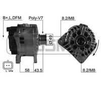 Messmer Alternador Generador 120A 14V Para Renault Megane II 1.9 Dci 2.0