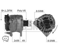Messmer Alternador Generador 70A 14V Para VW Polo 1.4 16V 1.0 1.6