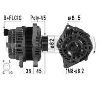 MESSMER Alternador Generador 95A 14V Para Honda Civic VIII Hatchback 1.4 1.2