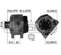 MESSMER Generador 150A 14V para Citroën Jumpy 2.0 HDI 110 1.6