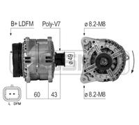 MESSMER Generador 150A 14V para Opel Movano Camión/Chasis