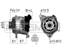 MESSMER Generador 80A 14V para Nissan Micra III 1.2 16V 1.4 1.0