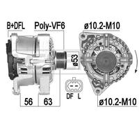 Messmer Generador De Luz 100A 14V Para Opel Meriva B Monovolumen