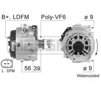 Messmer Generador De Luz 190A 14V Para Mercedes-Benz Clase C E 220 T