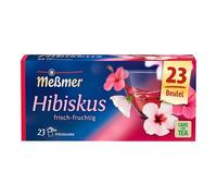 Meßmer Hibisco | 23 bolsitas de té | Sin gluten | Sin lactosa | Vegano