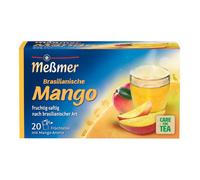 Meßmer Té país I Mango brasileño | 20 bolsitas de té | Sin gluten | Sin lactosa | Vegano