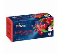 Meßmer Mezcla Suave De Rosa Mosqueta Té De Frutas Hibisco 75g Paquete De 12