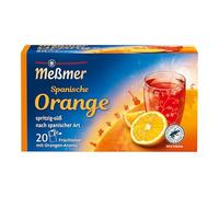 Meßmer Té de país | Té naranja español | 20 bolsitas de té | Sin gluten | Sin lactosa | Vegano