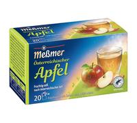 Meßmer Té país I Manzana Austriaca | 20 bolsitas de té | Sin gluten | Sin lactosa | Vegano
