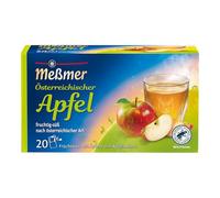Meßmer Té país I Manzana Austriaca | 20 bolsitas de té | Sin gluten | Sin lactosa | Vegano