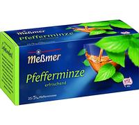Messmer Tisane à La Menthe Poivrée - 25 sobres de 85 g, lote de 4