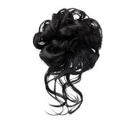 Messy Bun Hairs Piece, Claw Clip Hair Bun Extension for Women, Styling Accessory Ponytail Holder for Casual Events Dating Party Wedding Bride Looks, Natural Texture, 15cm