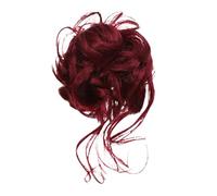 Messy Bun Hairs Piece, Claw Clip Hair Bun Extension for Women, Styling Accessory Ponytail Holder for Casual Events Dating Party Wedding Bride Looks, Natural Texture, 15cm