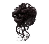 Messy Bun Hairs Piece, Claw Clip Hair Bun Extension for Women, Styling Accessory Ponytail Holder for Casual Events Dating Party Wedding Bride Looks, Natural Texture, 15cm