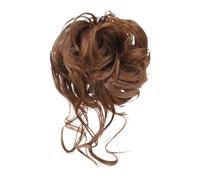 Messy Bun Hairs Piece, Claw Clip Hair Bun Extension for Women, Styling Accessory Ponytail Holder for Casual Events Dating Party Wedding Bride Looks, Natural Texture, 15cm