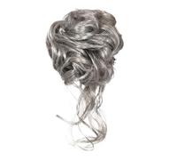 Messy Bun Hairs Piece, Claw Clip Hair Bun Extension for Women, Styling Accessory Ponytail Holder for Casual Events Dating Party Wedding Bride Looks, Natural Texture, 15cm