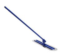 mesterth - Dispensador de hormigón profesional de aluminio, 120 x 30 cm, distribuidor de hormigón, 3 postes de 5,9 pies, azul moderno, para trabajos de enlucido, tratamiento de superficies de hormigón