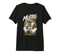 Mestre Camiseta Divertida Capoeira Roda Fighter Camiseta Premium