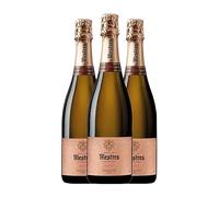Mestres Elena Rosat Brut Nature Cava Gran Reserva 75 cl Espumoso rosado (Caja de 3 Botellas de 75 cl)
