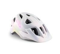 MET Casco, Adultos Unisex, Blanco Iridiscen.Mate, 52-57
