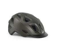 MET Casco, Adultos Unisex, Titanio alico Mat L, XL