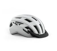 MET Casco All S(52-56), Adultos Unisex, Blanco (Road Blanco)