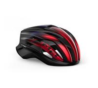 MET - Casco de Ciclismo de Carretera Trenta 3K Carbon MIPS en Color Rojo iridio Talla M (56-58 cm)
