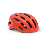 MET Miles MIPS Bicicleta Hel, Unisex, Coral Brillante, M/L