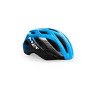 MET Casco Idolo, Negro, Azul Brillo T.XL, 60-64