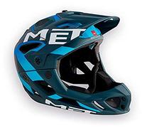 MET Casco Parachute Azul Cian Mate T.L 59-62