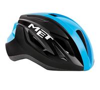 MET Casco Strale M(56-58), Adultos Unisex, Multicolor (Negro Azul)