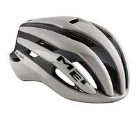 MET Casco Trenta 3K Carbon (58-61), Adultos Unisex, Gris (Gri L)