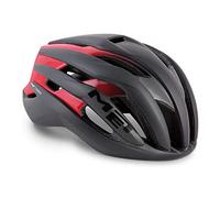 MET Casco Trenta Negro Roj S(52-56), Adultos Unisex, Multicolor (MIPS)