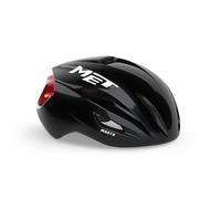 Met Casco Unisex para Adultos Manta MIPS Road Helmet, Negro Rojo, M/56-58 cm